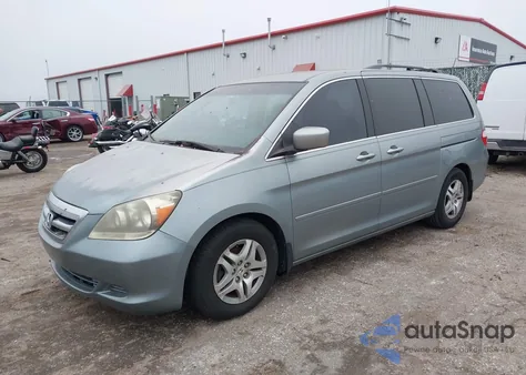 2006 Honda Odyssey Ex z USA, uszkodzony, nr VIN 5FNRL38456B126467